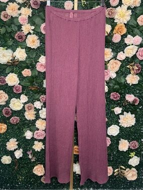SKIMS Sheer Knit Pant in Beet NWT